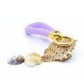 Gold Lila – Eleganter Schlüsselanhänger im maritimen Stil