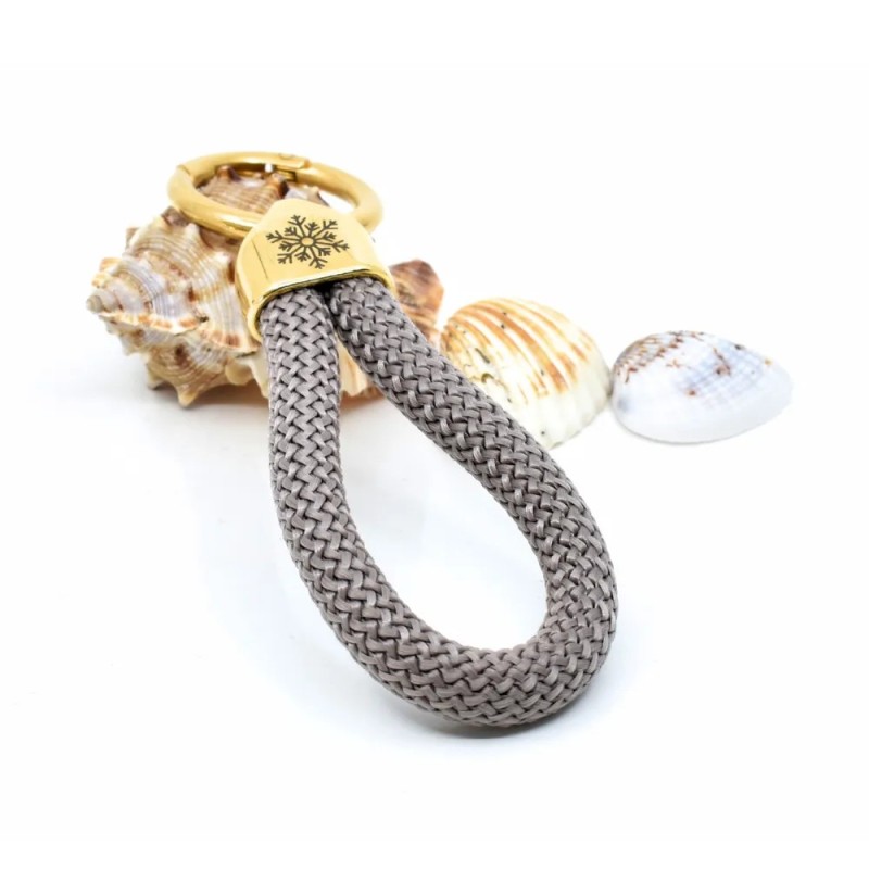 Doré Marron - Elégant porte-clés style marin