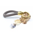 Goldbraun – Eleganter Schlüsselanhänger im maritimen Stil