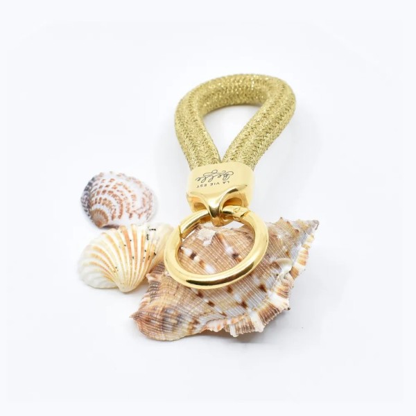 Gold - Elegant Nautical-Style Keyring