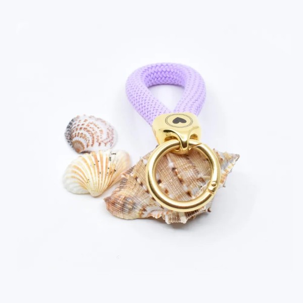 Gold Purple - Elegant Nautical-Style Keyring