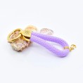 Gold Purple - Elegant Nautical-Style Keyring