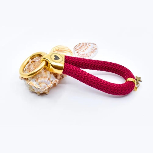 Rotgold – Eleganter Schlüsselanhänger im maritimen Stil