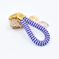 Blue and White - Elegant Nautical-Style Keyring