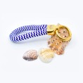 Blue and White - Elegant Nautical-Style Keyring