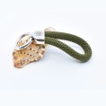 Green - Nautical Silver Keyring