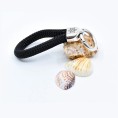 Black - Nautical Silver Keyring