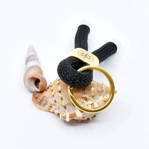 Schwarz – Maritimer Schlüsselanhänger