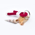 Red - Nautical Keyring
