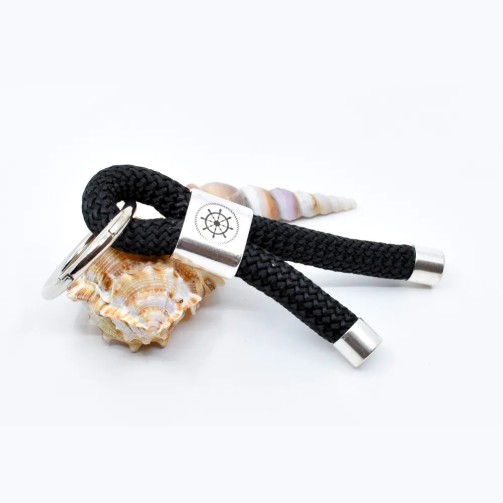 Schwarz – Maritimer Schlüsselanhänger