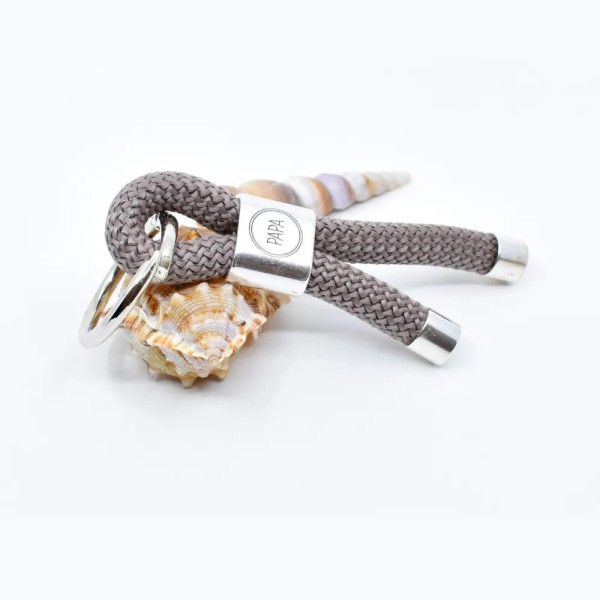 Brown - Nautical Keyring