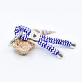Blue and White - Nautical Keyring