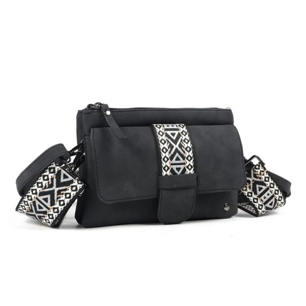 Black - Milan Shoulder Bag