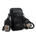 Noir - Pochette pour téléphone Malaga