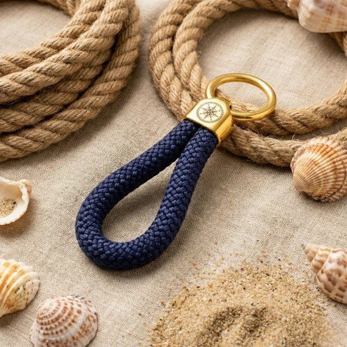 Elegant nautical-style keyrings – Discover them on Gecodart