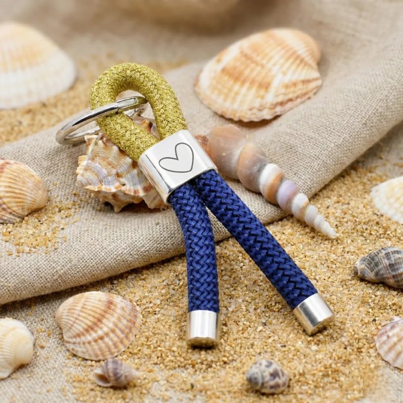 Blue Gold - Nautical Keyring
