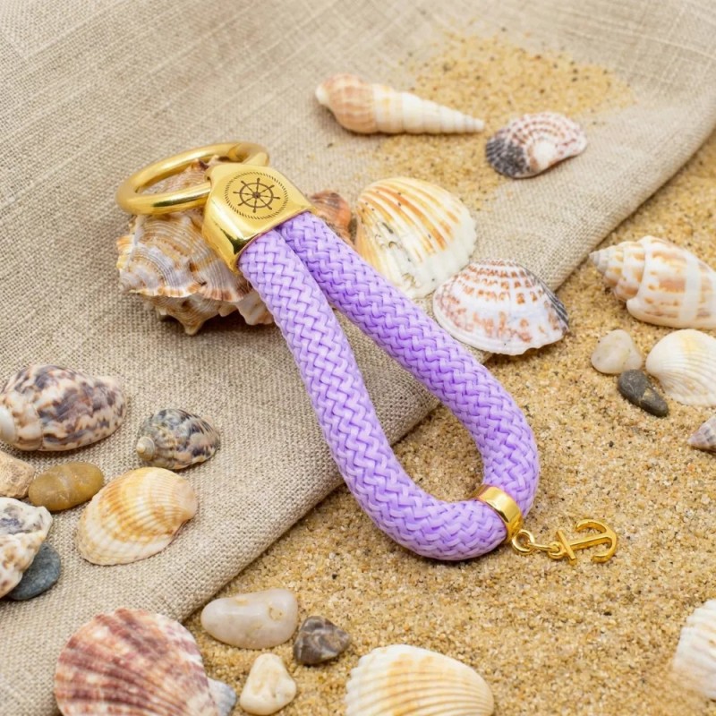 Gold Purple - Elegant Nautical-Style Keyring Gold Purple - Elegant Nautical-Style Keyring