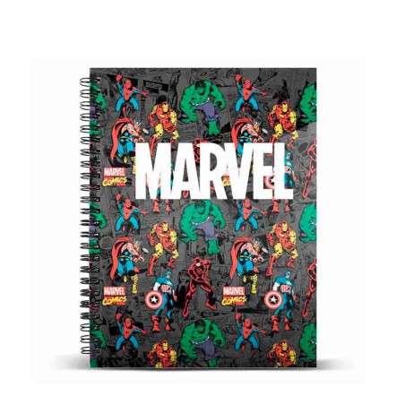 Quaderno a spirale A4 Marvel - Acquista su Gecodart