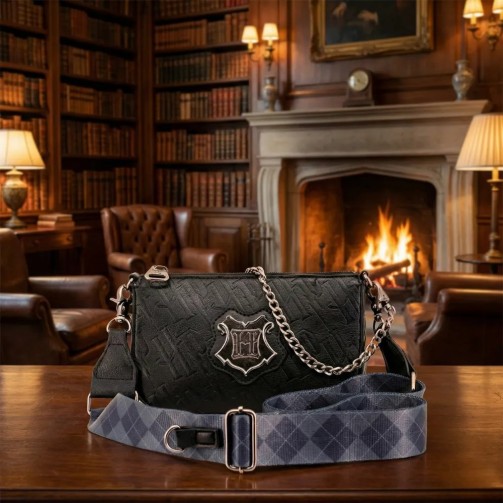 Borsa a tracolla nera Harry Potter