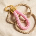 Doré rose - Elégant porte-clés style marin