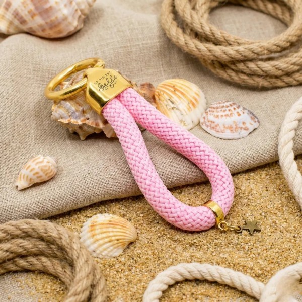 Oro rosa - Elegante portachiavi in ​​stile nautico