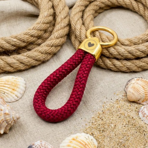 Red Gold - Elegant Nautical-Style Keyring