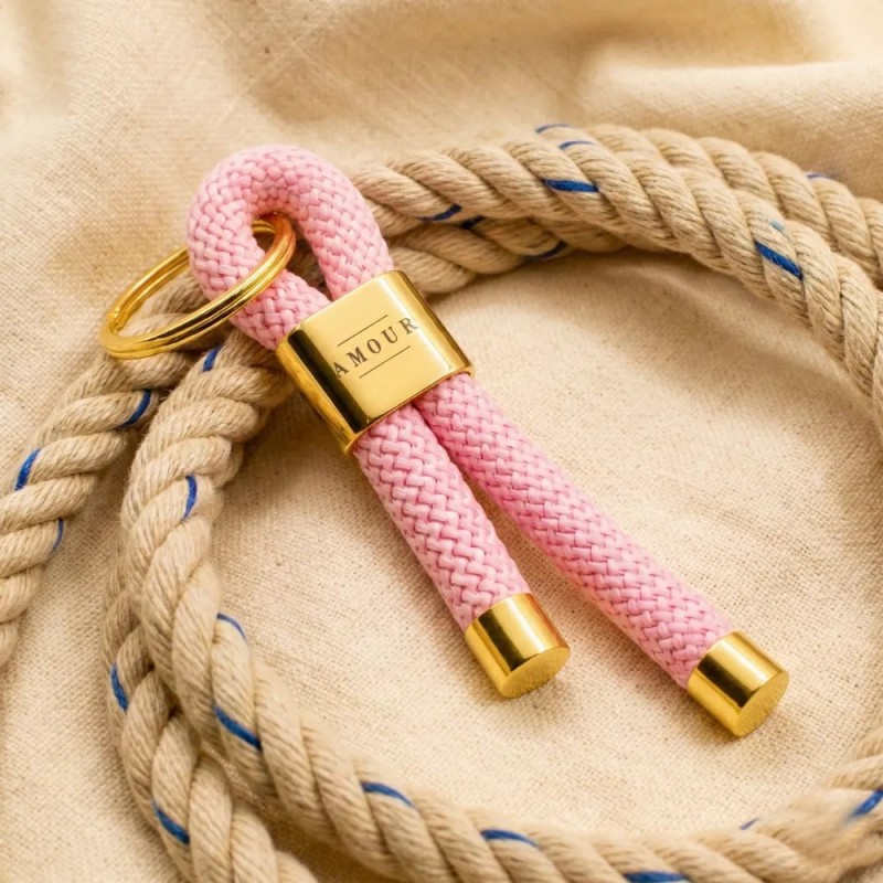 Pink - Nautical Keyring