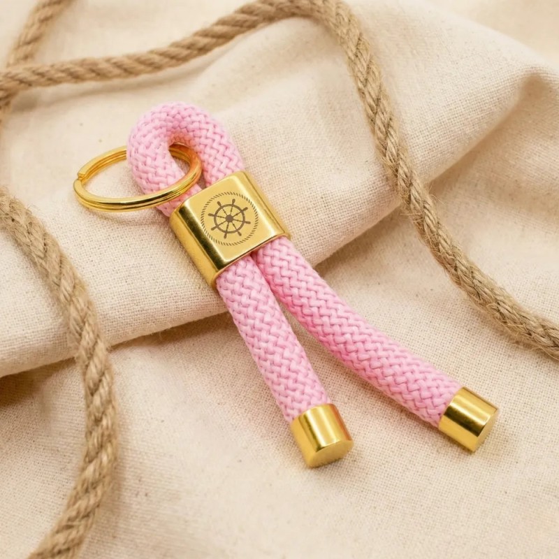 Pink - Nautical Keyring