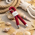 Red - Nautical Keyring