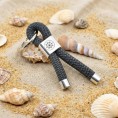 Grey - Nautical Keyring