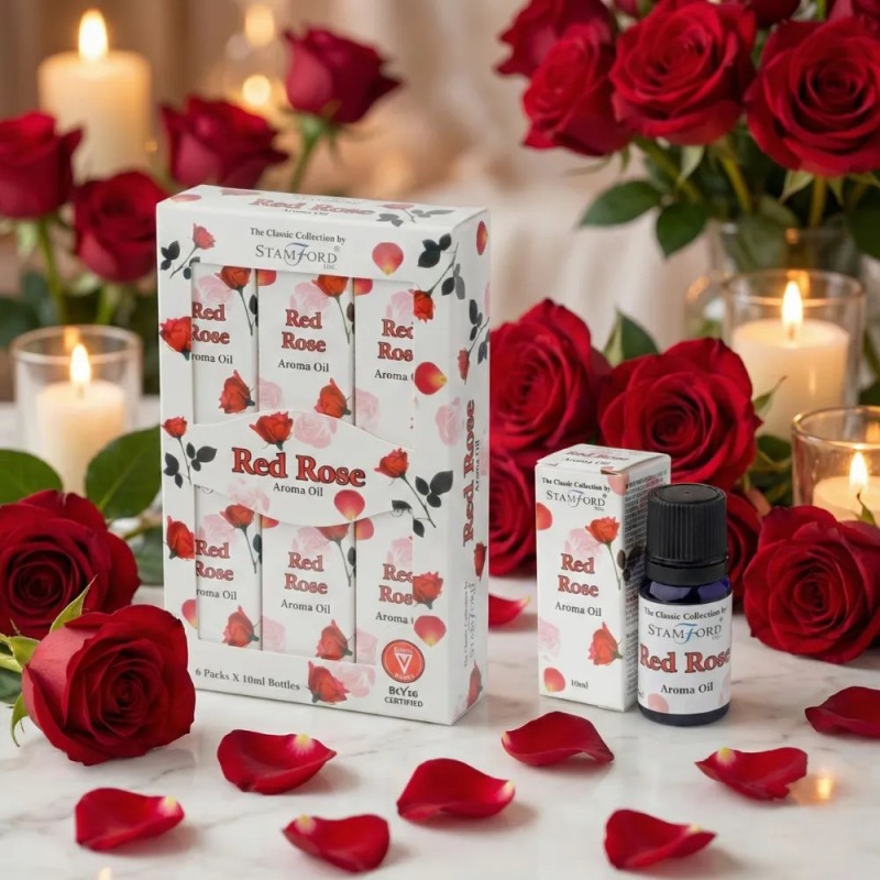 Rote Rose - Aromatisches Öl 6x