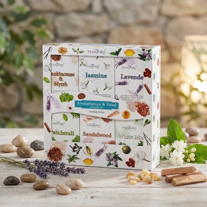 Aromatherapy & Floral - Backflow Incense Cone Assortment