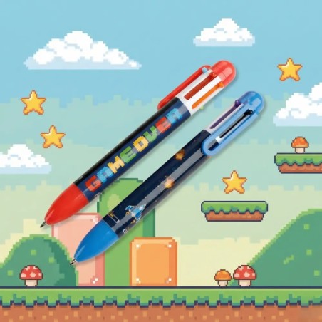 Game Over - Stylo multi-couleur  - GECODART