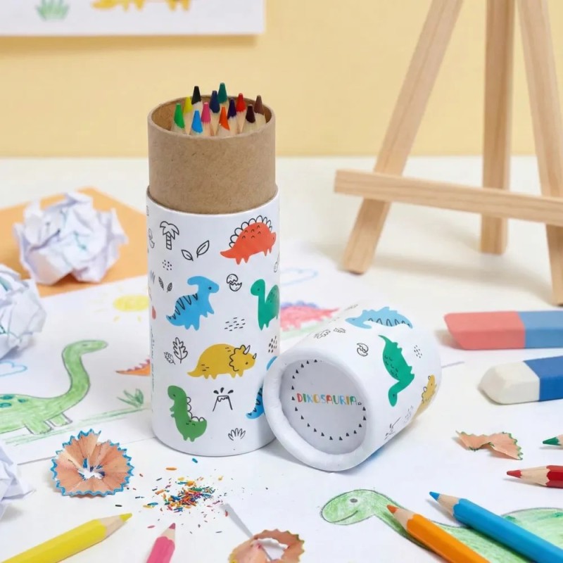 Dinosauro - Portapenne colorate