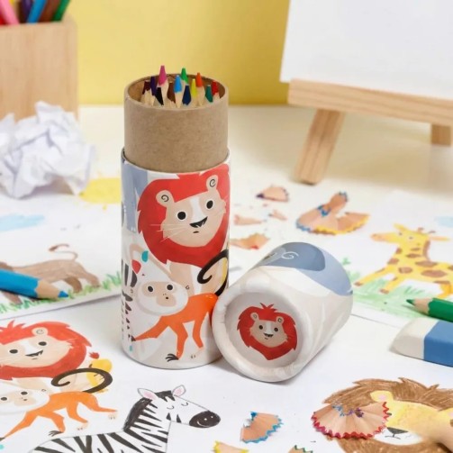 Zoo Animals - Colored Pencil Holder - GECODART