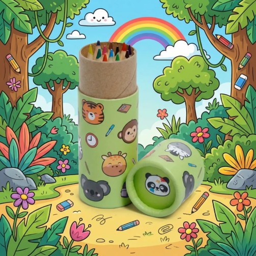 Animali selvatici - Portapenne colorate