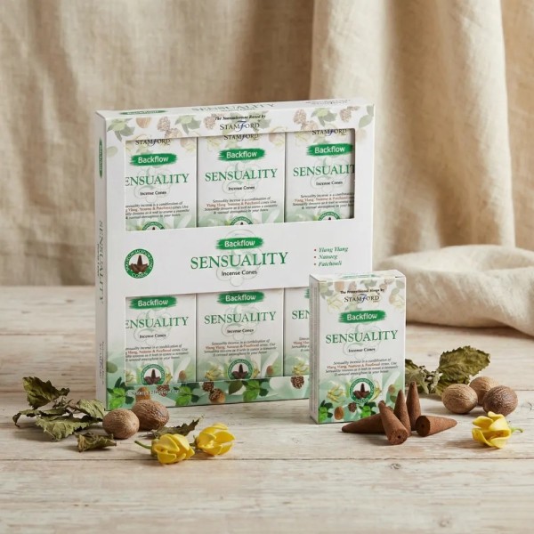 Sinnlichkeit – Backflow-Räucherkegel x6