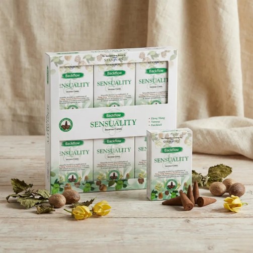 Sensuality - Backflow Incense Cones x6