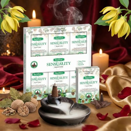 Backflow incense cones - Sensuality - Gecodart