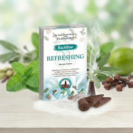 Backflow incense cones - Refreshing - Gecodart