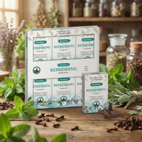 Coni di incenso a riflusso - Rinfrescanti - Gecodart