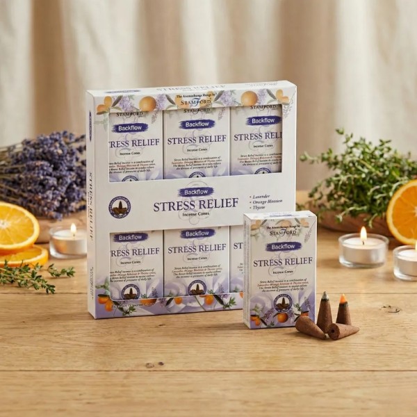 Coni di incenso a riflusso - Sollievo dallo stress - Gecodart