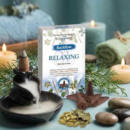 Cônes d’encens à reflux - Relaxant - Gecodart