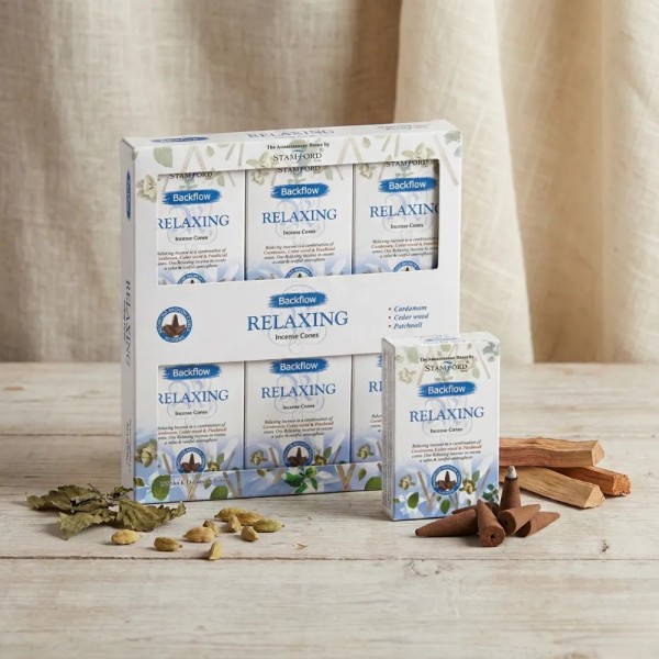 Relaxing - Backflow Incense Cones x6