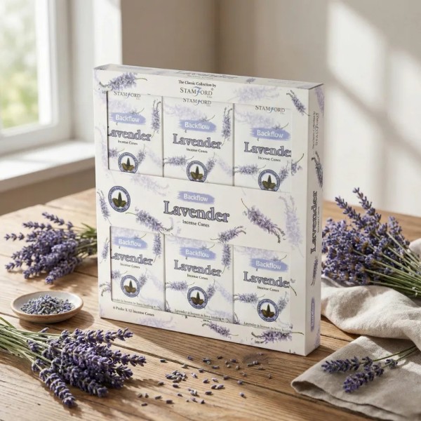 Rückfluss-Räucherkegel - Lavendel - Gecodart