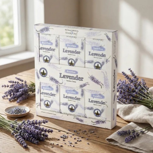 Backflow incense cones - Lavender - Gecodart