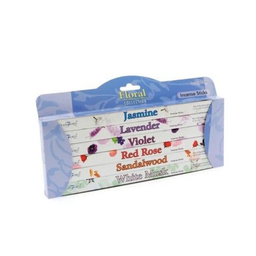 Floral - Incense sticks - Set 6 boxes