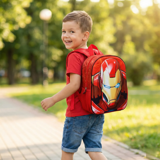 Iron Man 3D Marvel Kindergartenrucksack