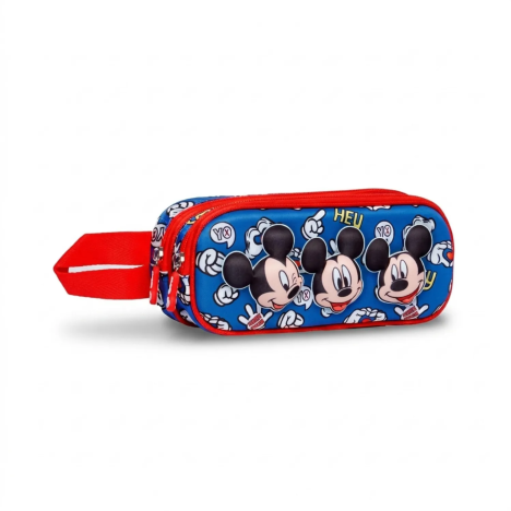 Disney Mickey Dual Compartment School Pencil Case | Gecodart