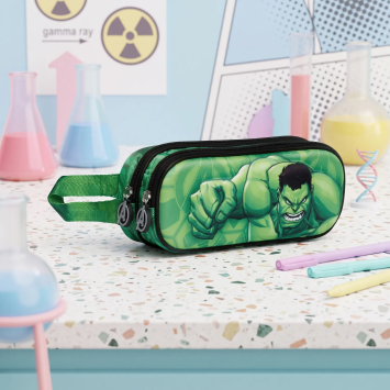 Marvel Hulk Dual Compartment School Pencil Case | Gecodart